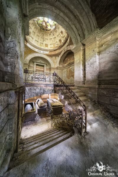 Mausoleum K Germany View From Entrance With Undercroft And Above Ground Areas